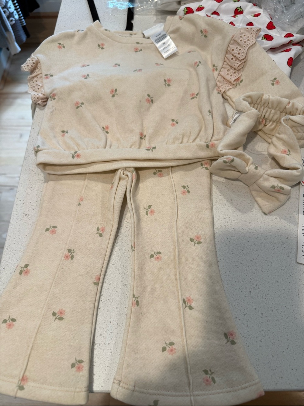 Floral 3 Piece Set Sz 12 months